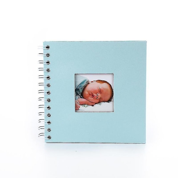 Tee itse -valokuva-albumi rakkaudelle Muisti Teese-työkalut Perhe Baby Muistikirja Joulun syntymäpäivälahjat Sininen Blue
