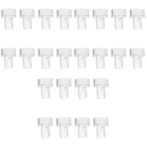 24 st Manuell Bröstpump Tillbehör Omvänd Andnäbb Tillbakaflödesförhindrare (transparent) 24 st 3,2X 24 pcs 3.2X2.5X2.5CM