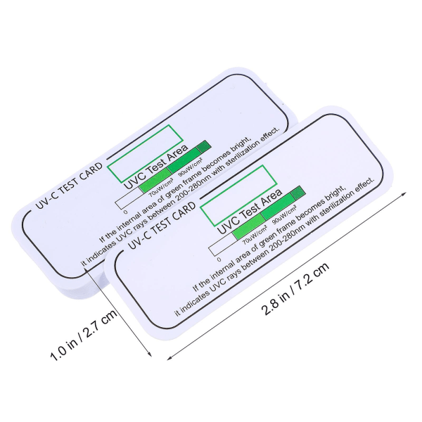 20 kpl Uudelleenkäytettäviä Testiliuskoja Kotitalouden Testiliuskoja Valoefektien Testaaja Valoefektien Testikortteja Valkoinen7 White 7.2X2.7X0.1CM