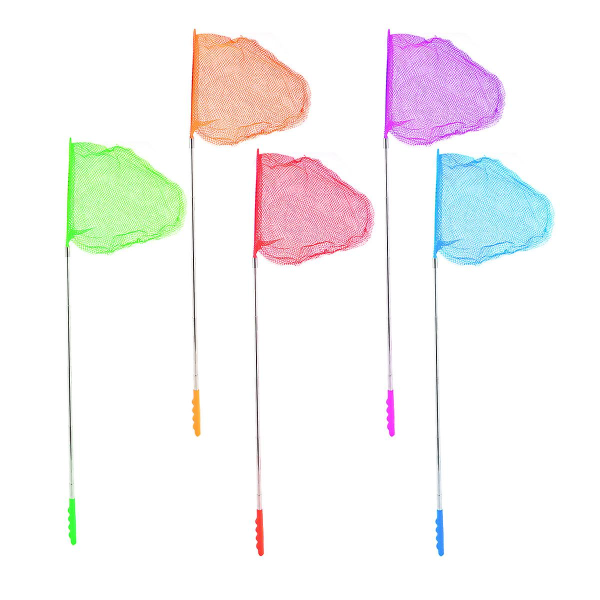 5 stk Sjove Net til Børn til at Fange Insekter, Bugs og Fiske - Fantastiske Udendørsredskaber til Børn (Tilfældig Farve) Assorted Color 36.5X20X1.5CM