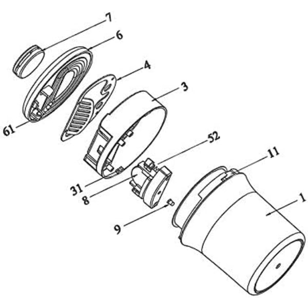 Tuhka-astia autoon Kannettava auton tuhka-astia Yleinen auton tuhka-astia LED-lampulla (Musta)