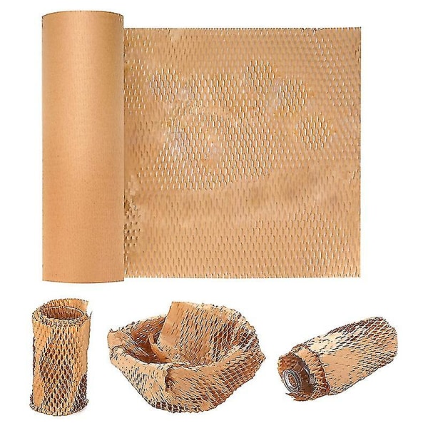 15,7 tommer x 98 fot Honeycomb Cushioning Protective Wrap kompatibel med pakkeelementer