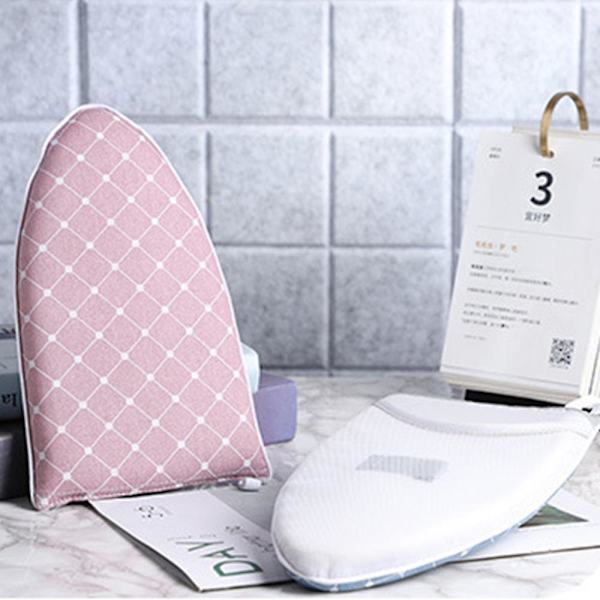Handhållen Mini Strykbräda Pad Hushållssvamp Ångstrykningshandske (2 st)