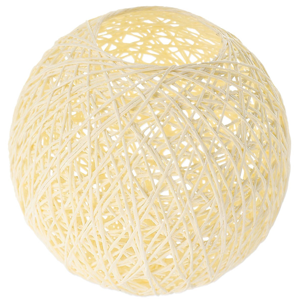 Soveværelses Loftlampe Skærm Rattan Kugle Loftlampe Skærm Nyttig Lysbeskytter Beige 15X15X15CM Beige 15X15X15CM