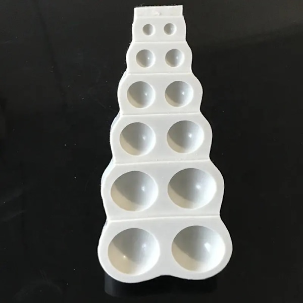 DIY 3D Perlemoldkugle Halvkugle Chokolade Silikonforme Kagedekoration Sukker Lollipop Form Kuppel Bageværktøj
