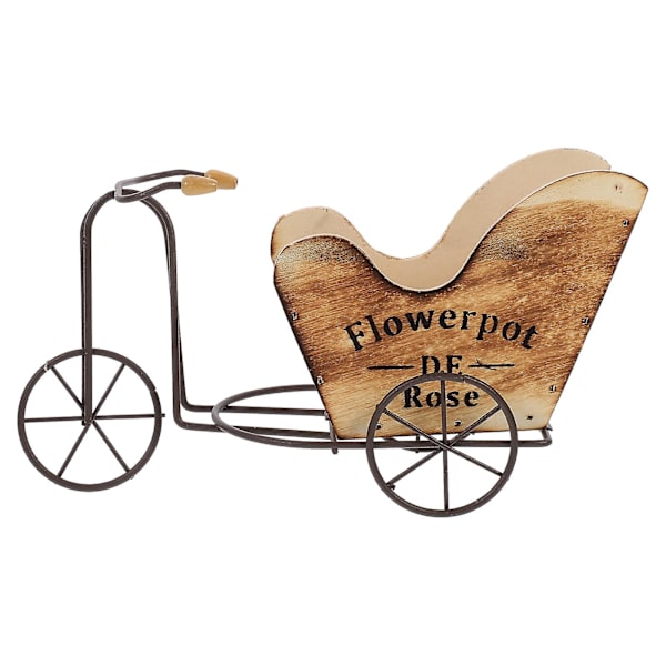 Udendørs Plantepotte Bordplantepotte Planteskole Potte Træ Blomst Potte Landskab Potte Træ Farve 23X12.5X7CM Wood Color 23X12.5X7CM