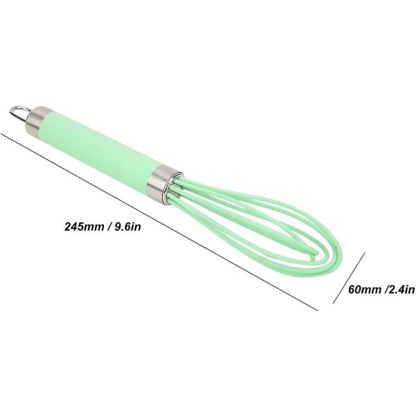 Mini Visp, Håndholdt Eggpisker Kjøkkenredskap For Matlaging Blanding Piskning Rør Grønn