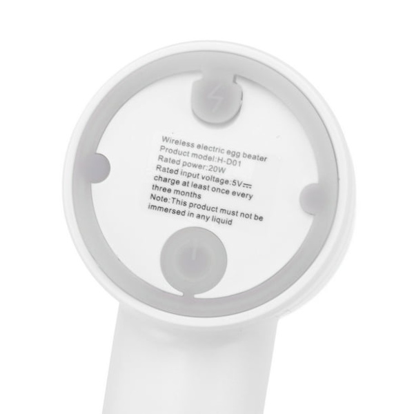 Sladdlös Elektrisk Handmixer, 3 Hastigheter Kökshandmixer