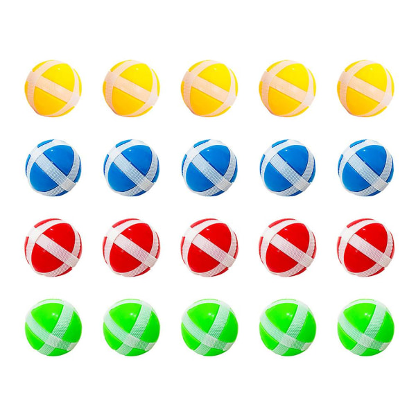 20 kpl Lastuja Lasten Leikkikalut Muoviset Tarttuvat Pallot Dart-Peli Tarvikkeet Tarttuvat Pallot Dart-Peli Tarvikkeet Sekalaiset Värit 3,4x3,4x3,4cm Assorted Color 3.4x3.4x3.4cm