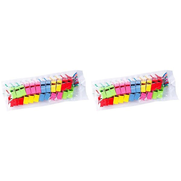 48 kpl Värikkäitä Pilliä Urheilukilpailuihin Kannustamiseen Monitoimipilli Tuomarin Pilli 48 kpl 4. 48 pcs 4.5X2.3CM