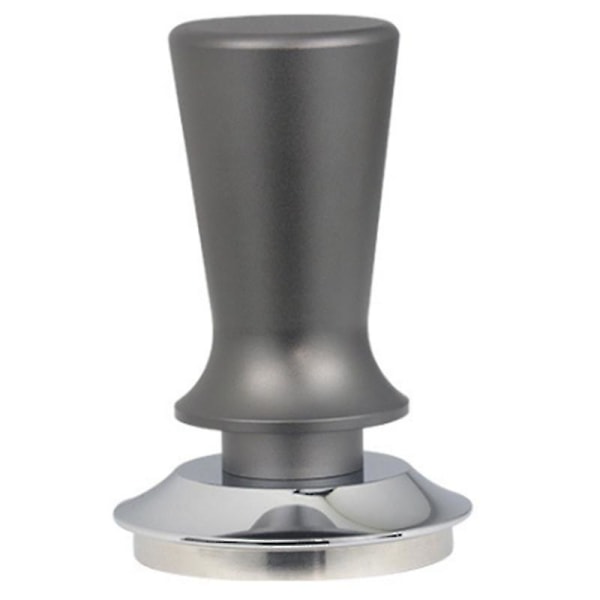 Elastisk Pulverpresse i Rustfritt Stål Kaffehammer 53mm, Sølvgrå