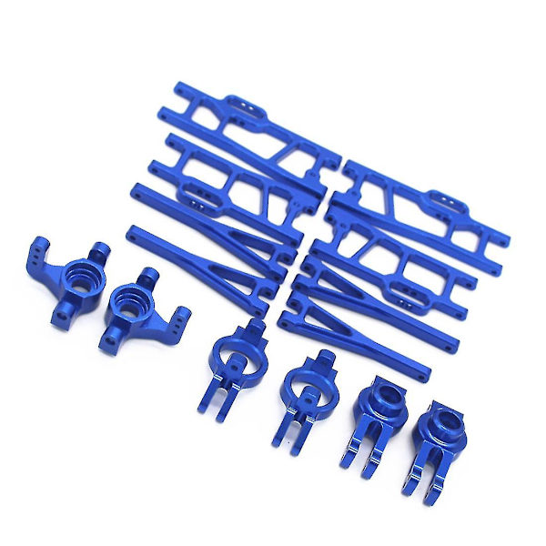 Metalluppgraderingstillbehörssats Styrblock Navbärare Fjädringarm Kompatibel Med 104009 12402-a RC-bil P