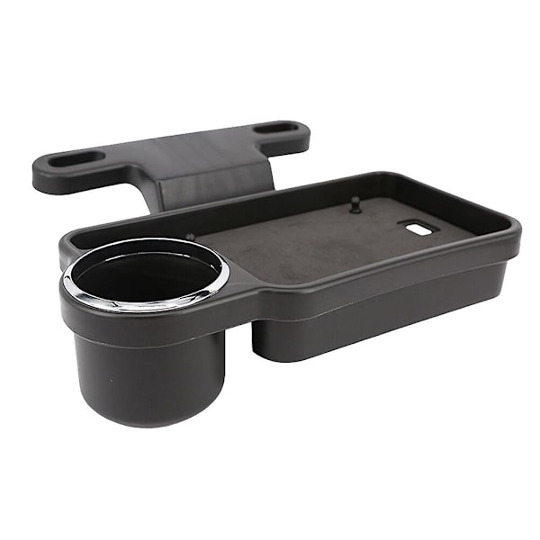 Universal Bil Bakre Säte Resebord Dryck Mat Koppbricka Vikbart Hållare Skrivbord Stativfäste (svart Black 24X13cm