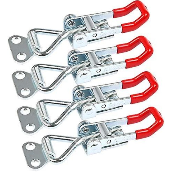 Metallisk vippehake, 4 stk Gh-4001 Justerbare sammenføyningsvippehaker, klemmehake for skap, dør