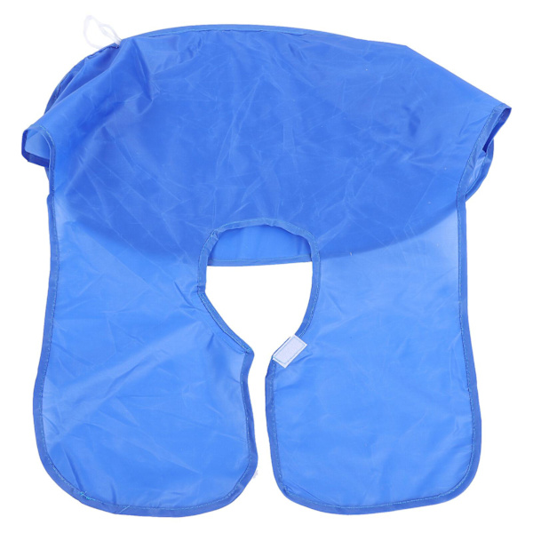1 stk Skægbarberingsforklæde Trimning Skægforklæde Praktisk Rengøring Skægforklæde Blå 65x56cm Blue 65x56cm