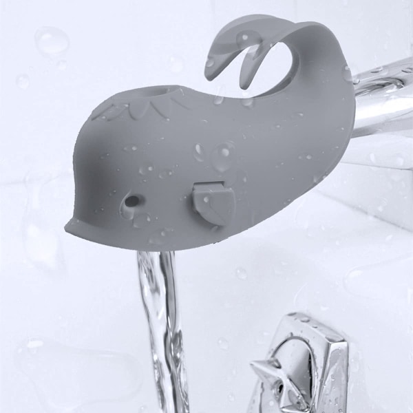 Badetuddæksel, vandhanedæksel Babybeskytter Badekarhanedækselbeskytter til børn, silikonebadetuddæksel til babybørn Småbørn Sikkerhed P