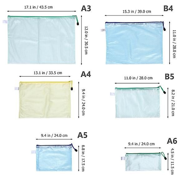 14 kpl Harmonikkakansio Vetoketjullinen Pussit Meikkipussi Vetoketjullinen Pieni Meikkipussi Valkoinen 43.5x30.5cm White 43.5x30.5cm
