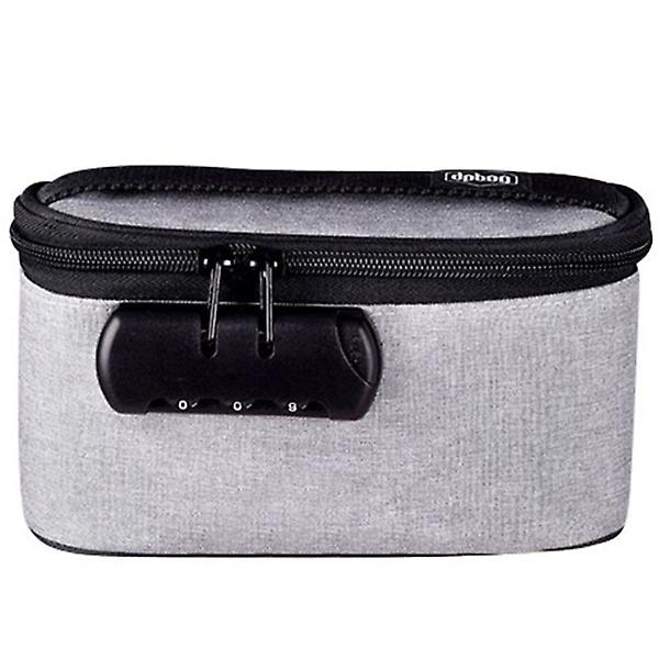 Luktfrie Beholder Dokumenter Bag Reise Gadget Bag Kvitteringer Billetter Organizer Elektronikk Reise O Grey 19X10.5X7.5CM