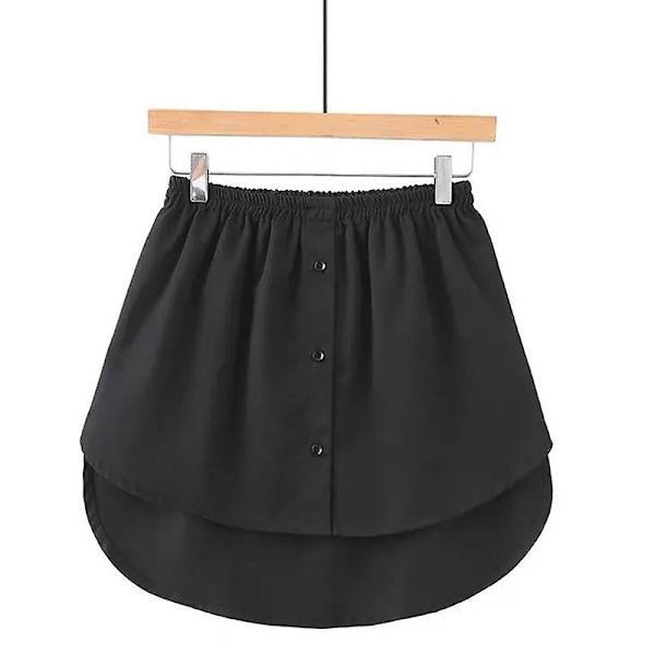 Skjorteforlengere Justerbar Lagdeling Falske Topper Nedre Kant med Elastisk Midje (2 stk) XL XL