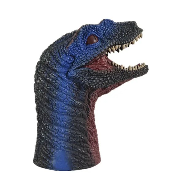 Dinosaurleker Velociraptor Dinosaur Hånddukker Rollespill Gaveleke og Festutstyr for Barn