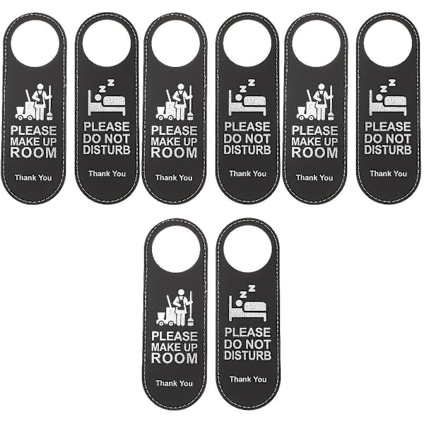 10 st. Sminkrum Dörrskylt Stör Ej Dörrskylt Dörrhängande Skylt För Hotell 8 st 24X8CM 8 pcs 24X8CM