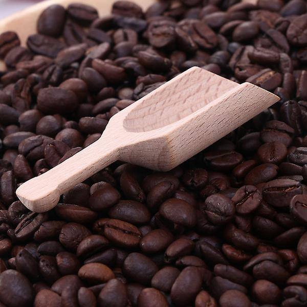 20 stk Små Saltskovler Flat Handtak Scoop Beech Teskje Melkepulver Scoops 15 stk 2.8 * 8 cm 15pcs 2.8*8cm