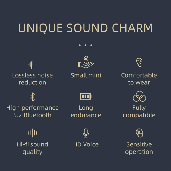 Affärshuvudset med Bluetooth, Hängande delar, In-Ear, Bluetooth-huvudset