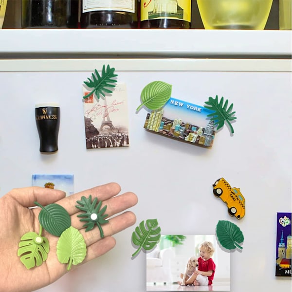 12 kpl satunnaisia söpöjä mini-jääkaappimagneetteja, 3D-kasvimaagnetit jääkaappia, valkotaulua, pientä koristemagneetteja kaappiin, keittiöön, toimistoon