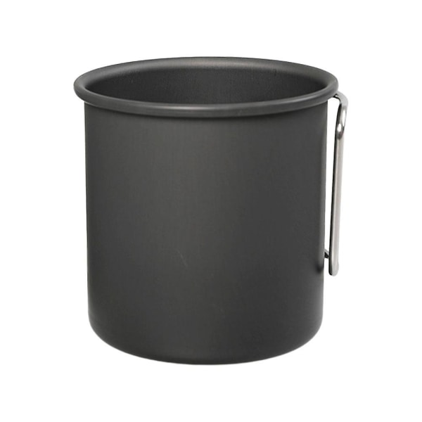 Foldbar Camping Vandkop Aluminium Legering Vandkrus Udendørs Kaffe Te Kops Til UdendørsSort8x7.3cm Black 8x7.3cm