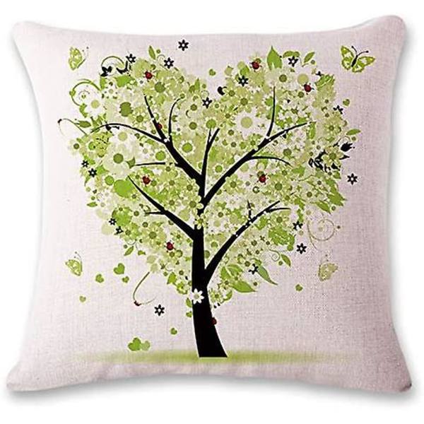 Mörkblå 45x45cm Mjuk Bomullsblend Kuddfodral för Dekorativ Soffa Kudde, 2 St Scandiska Golvkuddfodral