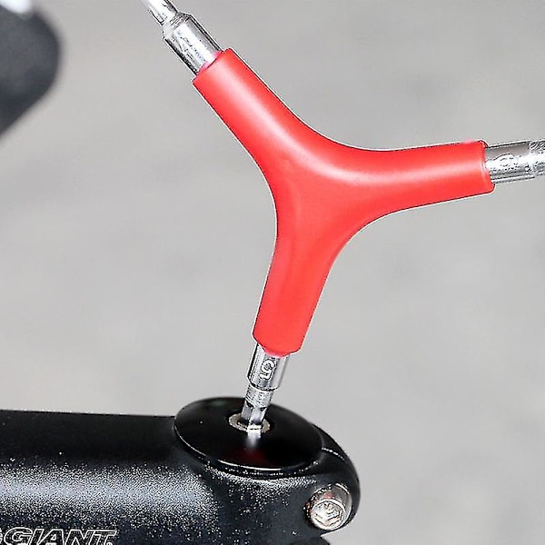 Y-formet sekskantnøgle cykel 3-vejs 456 mm skruenøgle cykel Allen sekskantnøgle værktøj sekskantet service reparationsnøgler MTB landevej Tol-110