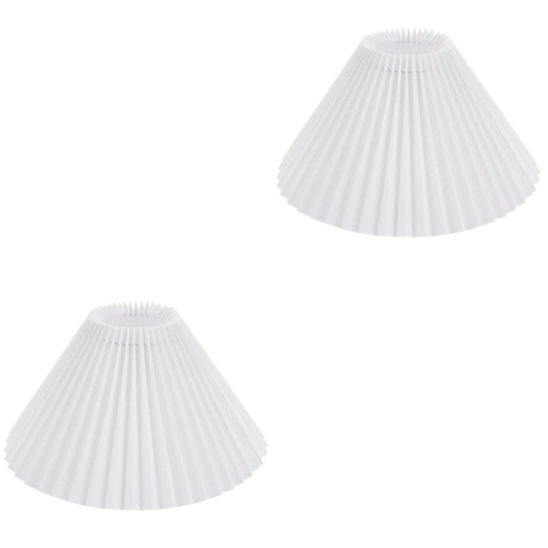 4 stk. Plisserte Lampekule Chandelier Lampekule For Gulvlampe Lysdeksel E27 2 stk. 28X28CM 2pcs 28X28CM