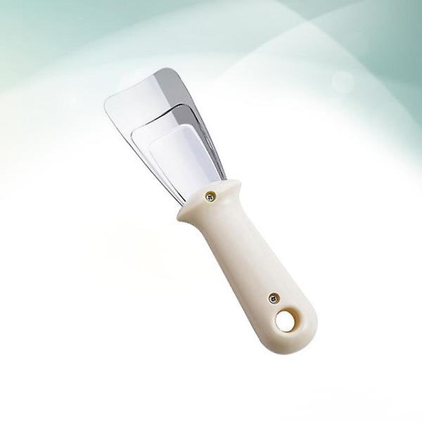 1 kpl Ruostumattomasta Teräksestä Valmistettu Jääpoistolusikka Jääkaapin Jääraaputin Sulatuslusikka Jäätymisen Poistolusikka HarmaaBeige17 * 4,5 cm Beige 17*4.5cm