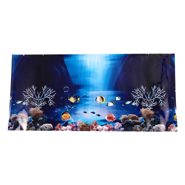 Blå färska havet bakgrund Akvarium affisch akvarium bakgrund
