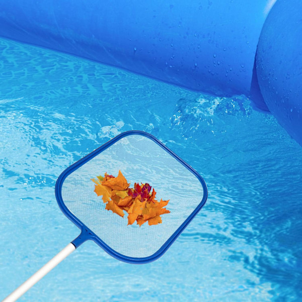 Ytfåte, Djuplövsräfs och Robust Justerbar Teleskopisk Aluminiumskummare för Rengöring av Pool/Fontän/Reservoar