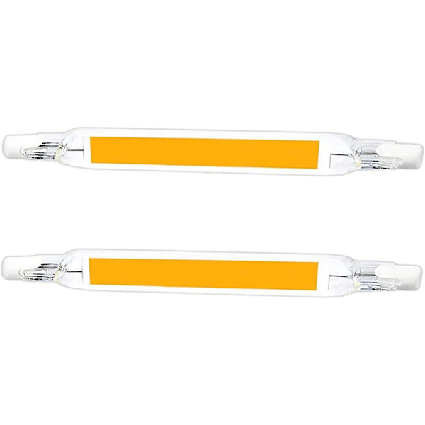 R7s LED Pære 118mm 10W Lineær Halogen Pære 2 stk LED Cob R7s Pærer Spotlight Pærer Dobbelt Endet J118 Spotlight Til Have Landskab Garage