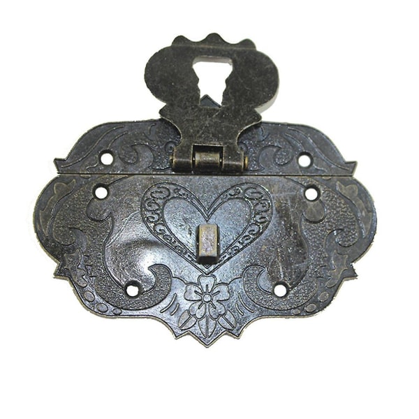 4 st Case Dekorativ trälåda Hasp Vintage Hardware Smyckeskrin Spänne Möbellås Antiq S