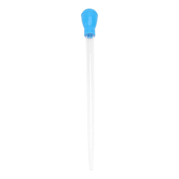Akvarium Rengørings-Pipette Dråbefiske Tankrenser Koralfoder Manuel Akvarium Rengøring Affaldsfjerner Blue