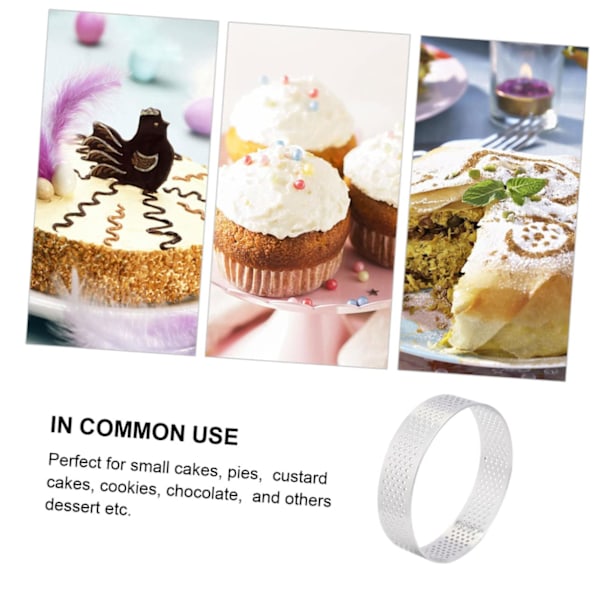 Sandwich Biscuit Pie Cake Form Bakring Chokladform Mjuk Godis Frukttårta Ring Justerbar Tårta Kan Cirkulär Bakform