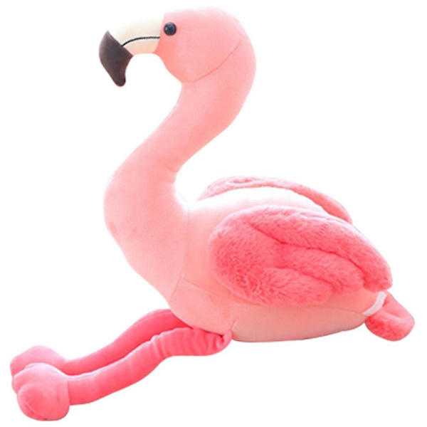 Fylld Flamingo Leksak Mjuk Plysch Flamingo Fylld Djur Leksak Plysch Flamingo Dock 40x27cm 40x27cm