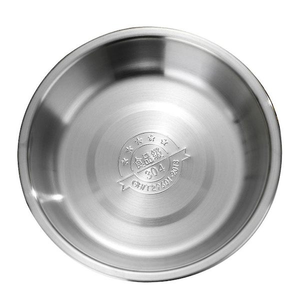 1 stk Tykk Suppeskål Praktisk Rustfrit Stål Suppeskål Til Hjemmet (sølv)Sølv20X2X3.7CM Silver 20X2X3.7CM