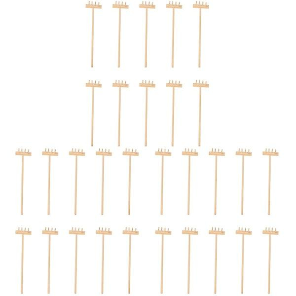 50 stk Unike Zen Hage Rake Slitesterk Bambus Te Kunst Hage Sandkasse Verktøy 30 stk 14X3.5CM 30 pcs 14X3.5CM