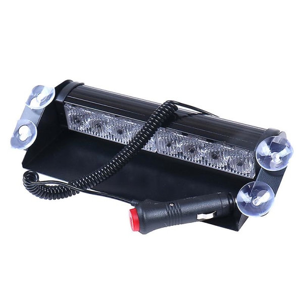 8 LED-stroblys for advarsel for bil, lastebil, tilhenger, bobil (gul)