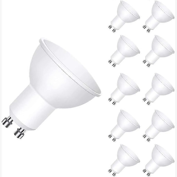 10 kpl Gu10 7w Led-spottivalo 500 lumenia 220v kohdevalolamppu kotiin White light