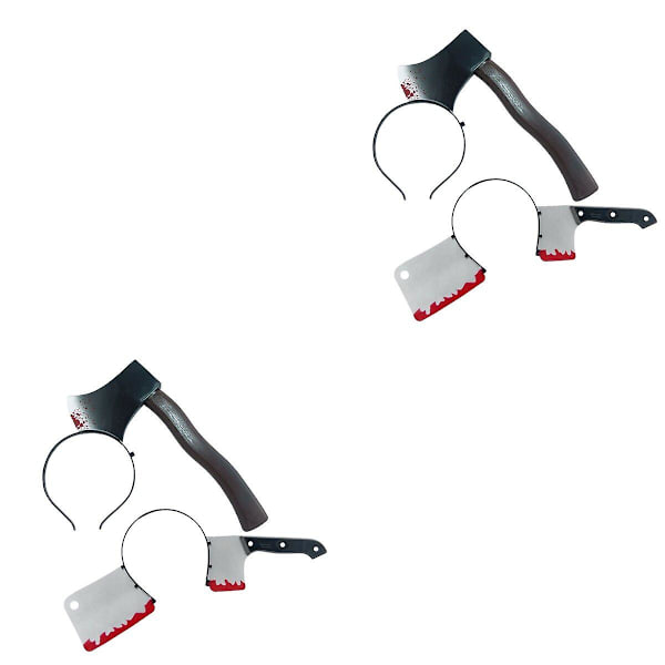 6 kpl Keittiöhakku-Hiuskoristeet Päännauha Temppuvälineet Hiukset Halloween-juhliin 4 kplM 4 pcs M