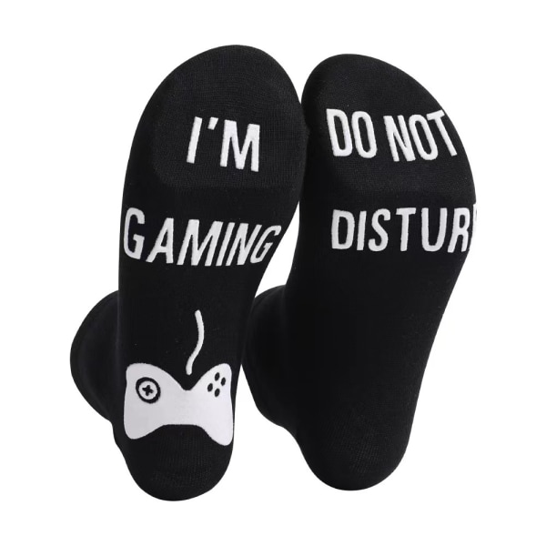 3 par Do Not Disturb I'm Gaming Sokker til Mænd, Fødselsdagsgaver til Ham, Sjove Sokker til Fædre til Drenge, Kæreste, Mand