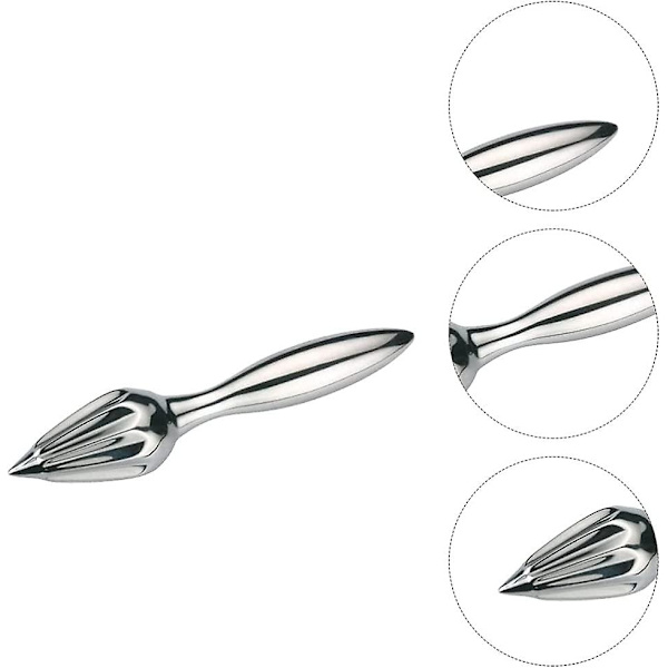 Citruspress i metall Rostfritt Stål Citronpress Apelsinpress Fruktpress Verktyg För Hem Kök Bar (1st, Silver)