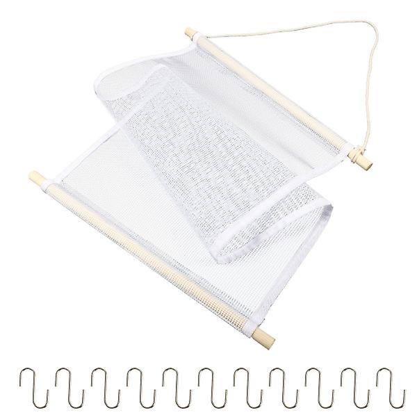 Vægmonteret Hårklipsholder Ørering Hylder Hængende Smykke Organizer Ørering Hængende Display Væghængt Smykkeholder 57X35CM