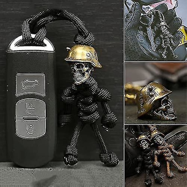 Metal Skull Nøglering, Personlig Retro Motorcykel Nøglebånd Kreativ Vedhæng Til Rygsæk Håndtaske Pengepung Stil 1 style 1