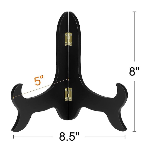 6 stk 5\" Tre Displayhylle Brett Staffeli Stativ